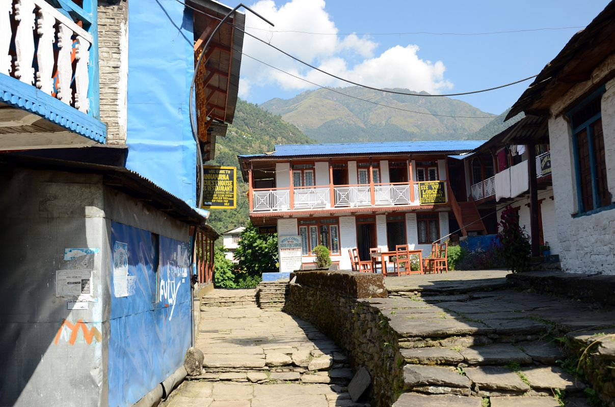 Nayapul To Ghorepani 10 Passing By The Lodges In Hille 